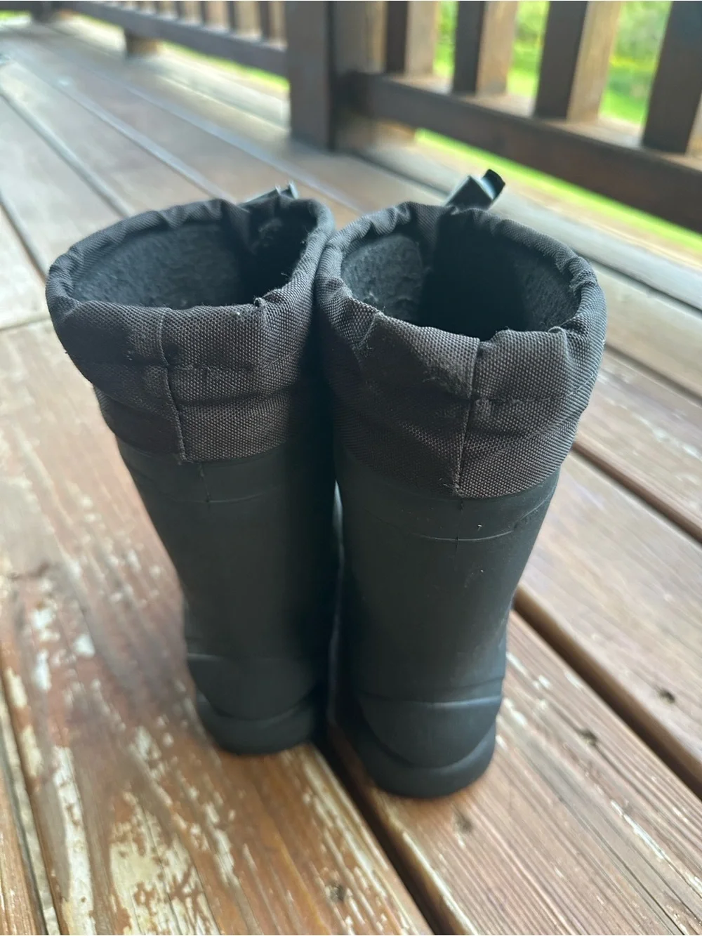 Kids Kamik Black Snow Boots